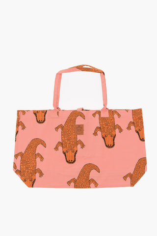 Crocodile print Tote bag