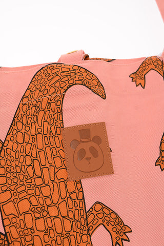 Crocodile print Tote bag