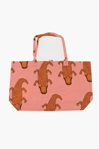 Crocodile print Tote bag