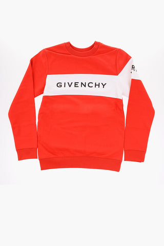 crew-neck sweatshirt with print