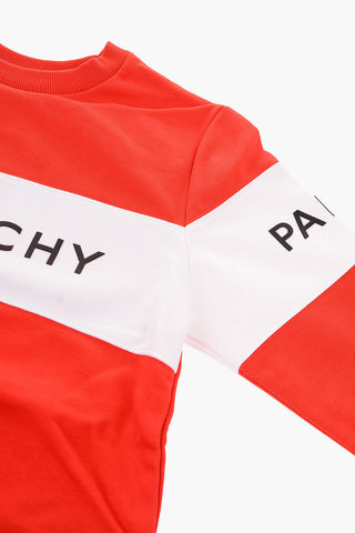 crew-neck sweatshirt with print