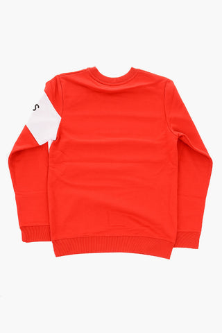 crew-neck sweatshirt with print