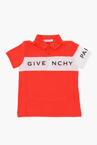 3 buttons polo shirt with logo
