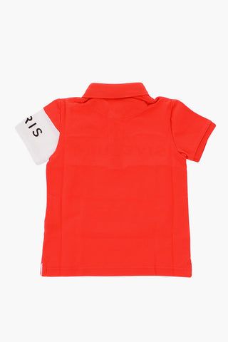 3 buttons polo shirt with logo