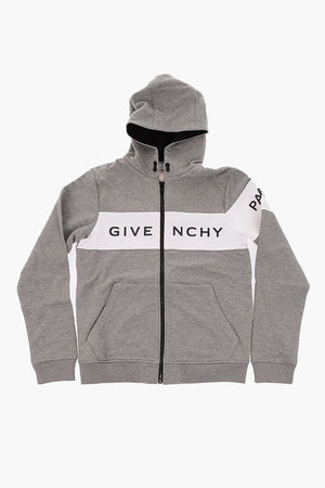 hoodie sweatshirt with zip closure