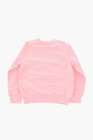 crew-neck sweatshirt with embroidery logo