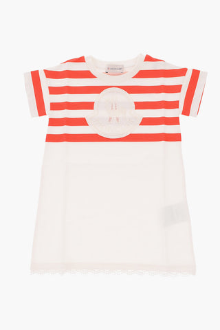 Striped Short sleeve Sweat Dress