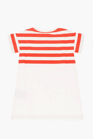 Striped Short sleeve Sweat Dress