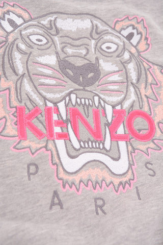 embroidered TIGER crew-neck sweatshirt