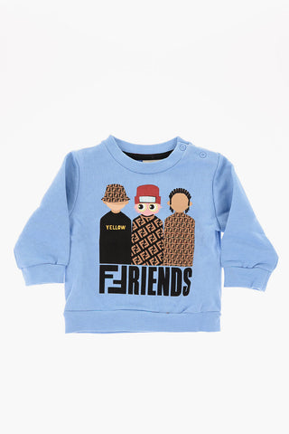 printed crew-neck sweatshirt