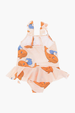 costume da bagno intero con stampa balena