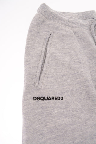 drawstring waist sweat shorts