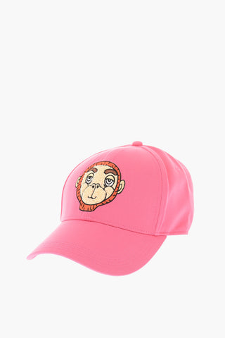 Monkey embroidered Cap