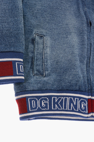 stretch cotton DG KING hooded sweatshirt