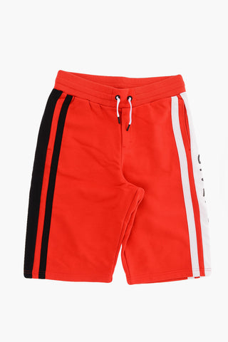 drawstring waist bermuda shorts