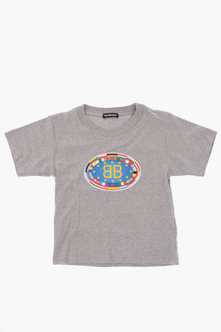 Printed crew-neck t-shirt