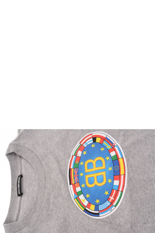 Printed crew-neck t-shirt
