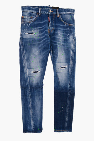 jeans distressed TWIST in cotone stretch