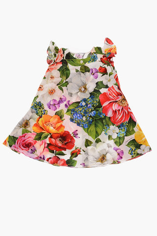floral-print shirtdress