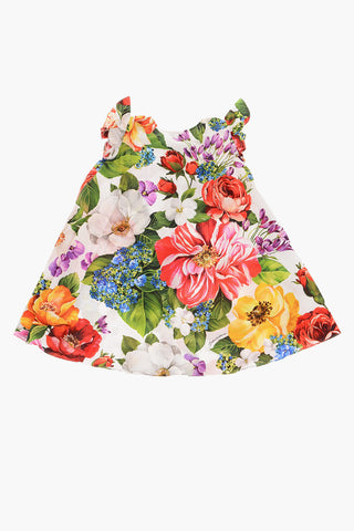 floral-print shirtdress
