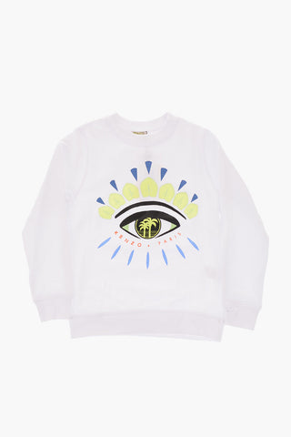 printed crew-neck sweatshirt
