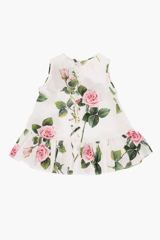 floral-print TROPICAL ROSE sleeveless top