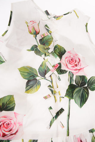 floral-print TROPICAL ROSE sleeveless top