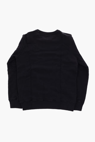 felpa girocollo in cotone