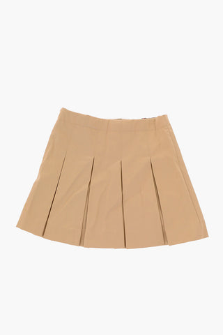 pleated GERORGIA MONO skirt with side-zip fastening