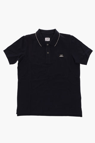 stretch cotton 2 button polo shirt