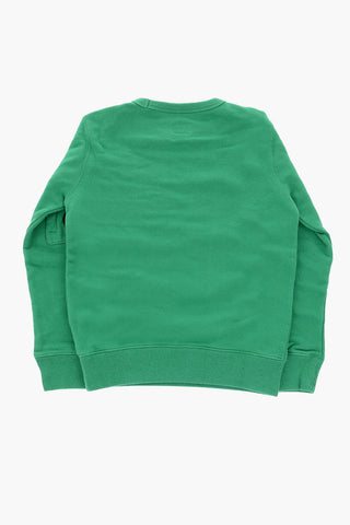 printed crew-neck sweatshirt