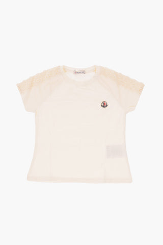 Lace details t-shirt