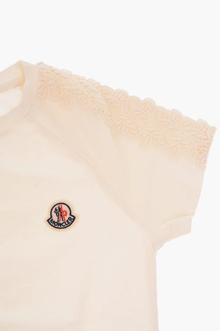 Lace details t-shirt