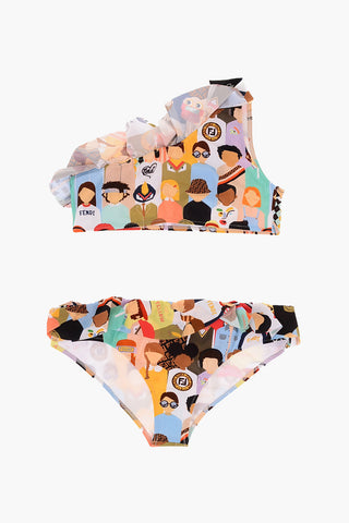 printed bikini swimsuit