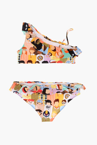 printed bikini swimsuit