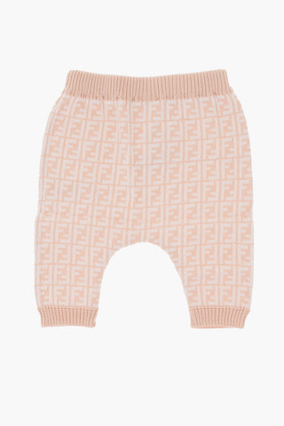 All over logo Knit BUNX pants