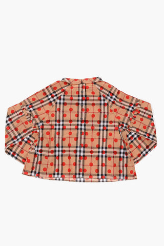 plaid and polka dot HALEENE shirt