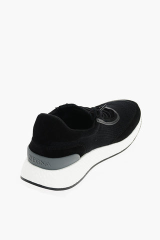 ZZEGNA Sneakers in TECHMERINO con Orli in Suede