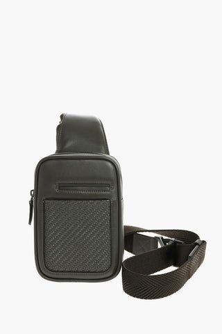 EZ LUXURY leather crossbody bag