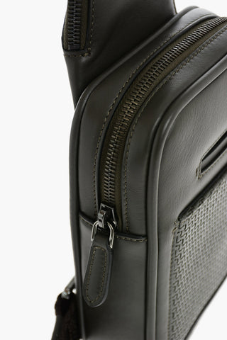 EZ LUXURY leather crossbody bag