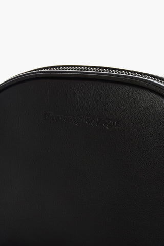 EZ LUXURY leather crossbody bag with crocodile details