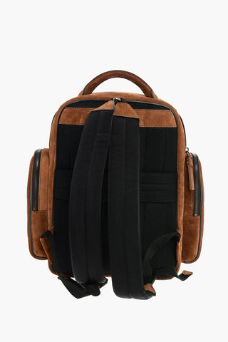 EZ LUXURY zaino in pelle scamosciata