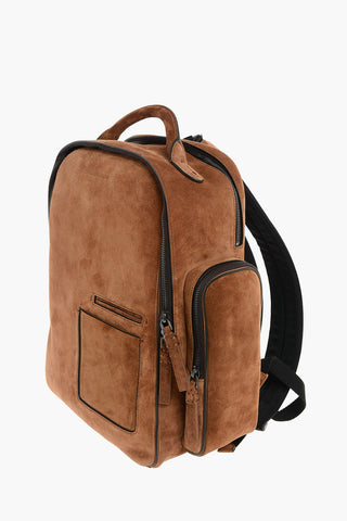 EZ LUXURY zaino in pelle scamosciata
