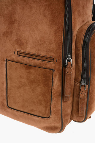 EZ LUXURY zaino in pelle scamosciata
