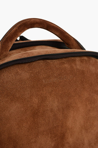 EZ LUXURY zaino in pelle scamosciata