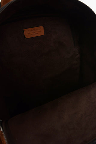 EZ LUXURY zaino in pelle scamosciata