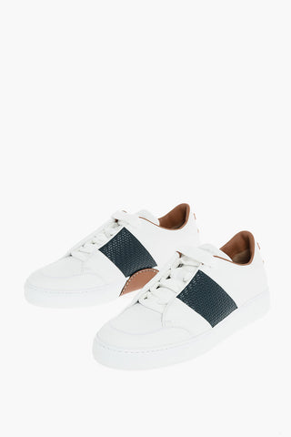 COUTURE XXX Leather Embroidered Detail TIZIANO Sneakers