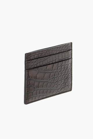 EZ LUXURY crocodile leather card holder