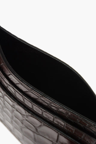 EZ LUXURY crocodile leather card holder