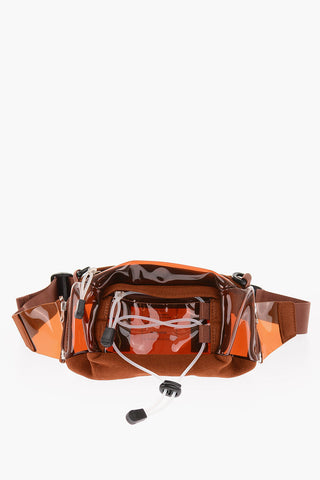 Pvc Bumbag with Leather Trimmings